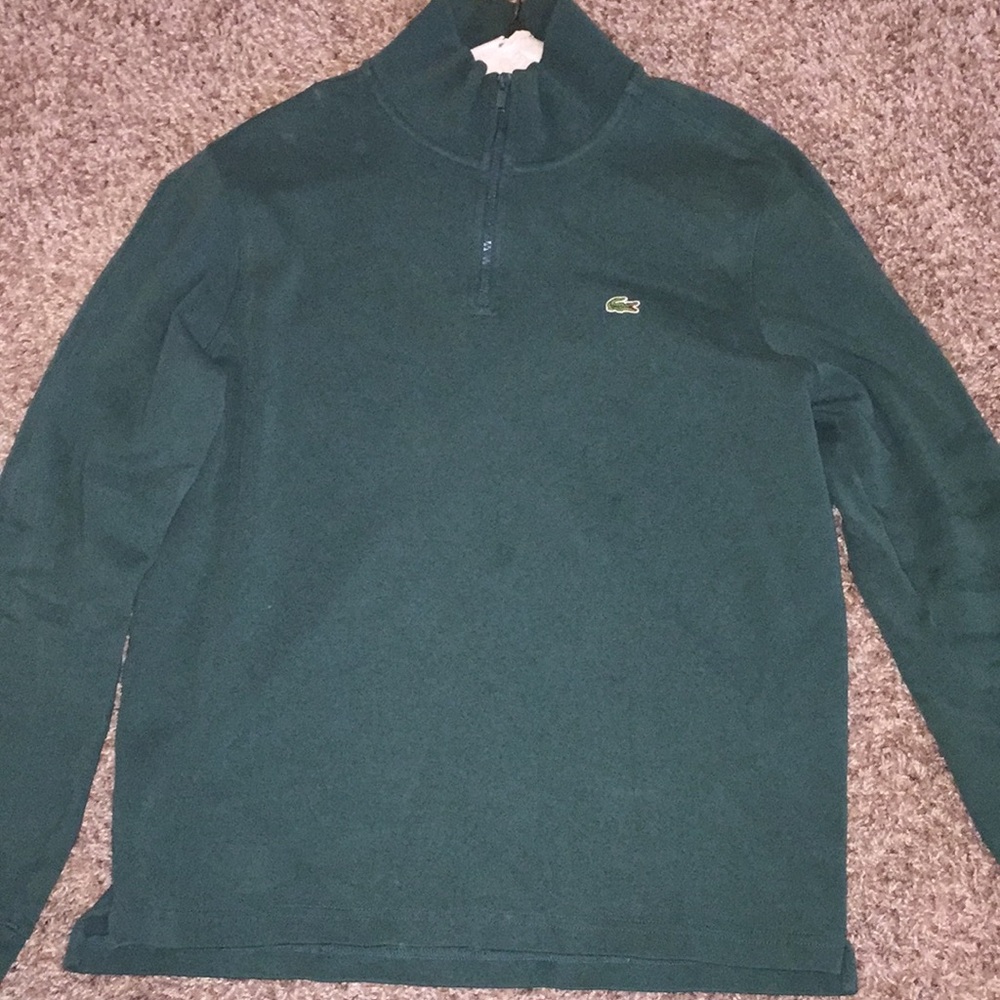 Lacoste Vintage Green Crewneck